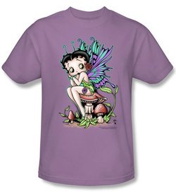 Betty Boop Kids T-shirt Fairy Youth Lilac Tee Shirt