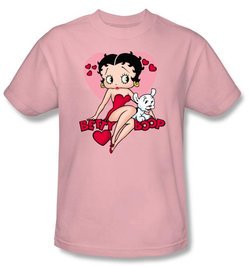Betty Boop Kids T-shirt Sweetheart Youth Pink Tee Shirt