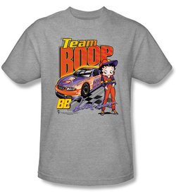Betty Boop Kids T-shirt Team Boop Youth Athletic Heather Tee Shirt