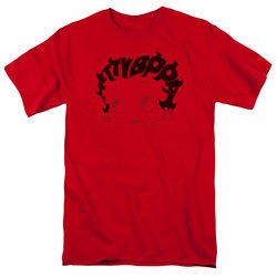 Betty Boop Shirt Word Hair Red Tee T-Shirt