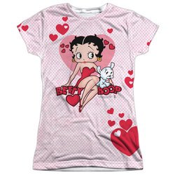 Betty Boop Sweetheart Sublimation Juniors Shirt
