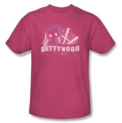 Betty Boop T-shirt Bettywood Adult Hot Pink Tee