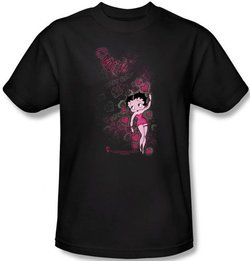Betty Boop T-shirt Cutie Adult Black Tee Shirt