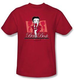 Betty Boop T-shirt Timeless Beauty Adult Red Tee