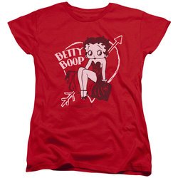 Betty Boop Womens Shirt Boop Ball Red T-Shirt
