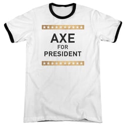 Click to get Billions Axe For President White Ringer Shirt