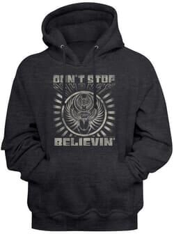 Click to get Journey Dont Stop Believin Mens Hoodie Sweatshirt  Charcoal Gray