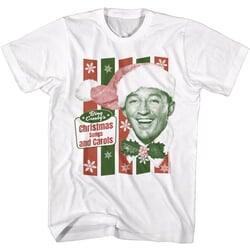 Click to get Bing Crosby Christmas Songs Adult White Tee Shirt