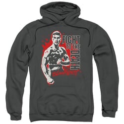 Click to get Bloodsport Hoodie To The Death Charcoal Sweatshirt Hoody