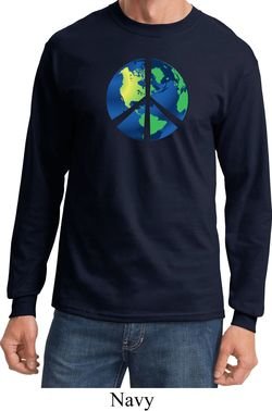 Blue Earth Peace Long Sleeve Shirt
