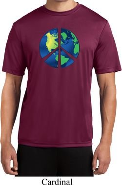 Blue Earth Peace Mens Moisture Wicking Shirt