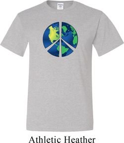 Blue Earth Peace Mens Tall Shirt