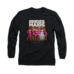 Bridesmaids Shirt Poster Long Sleeve Black Tee T-Shirt