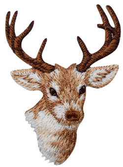 Click to get Buck Deer IronOn Applique Patch