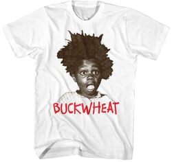 Click to get Buckwheat Adult White Tshirt