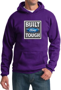 Click to get Built Ford Tough Hoodie Ford Logo Mens Purple Hoody