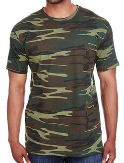 Click to get Code 5 Camouflage 3907 Camo Mens Cotton T shirt Tee Shirt