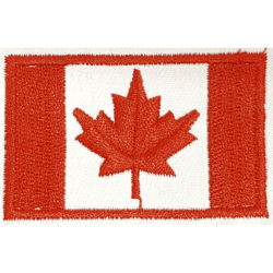 Click to get Canada Flag IronOn Applique Patch