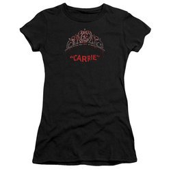 Carrie Juniors Shirt Prom Queen Black T-Shirt