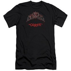 Carrie Slim Fit Shirt Prom Queen Black T-Shirt