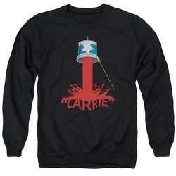 Carrie Sweatshirt Bucket Of Blood Adult Black Sweat Shirt