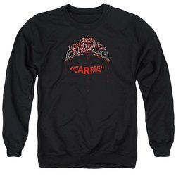 Carrie Sweatshirt Prom Queen Adult Black Sweat Shirt