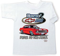 Chevy Camaro Kids Tee Shirt - Born 2 Cruz