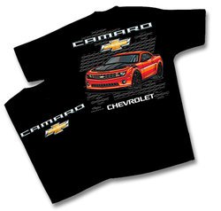 Chevy Camaro Shirt - Black Tee with Bowtie