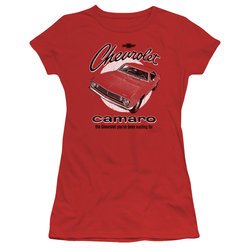 Chevy Juniors Shirt Retro Camaro Red T-Shirt