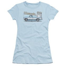 Chevy Juniors Shirt Silverado Light Blue T-Shirt