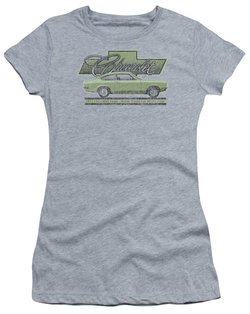 Chevy Juniors Shirt Vega Car Of The Year 71 Athletic Heather T-Shirt