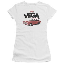 Chevy Juniors Shirt Vega White T-Shirt