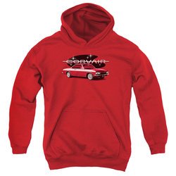 Chevy Kids Hoodie Corvair Spyda Coupe Red Youth Hoody