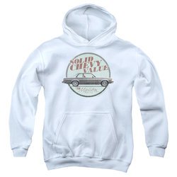 Chevy Kids Hoodie Value White Youth Hoody