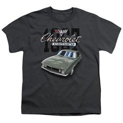Chevy Kids Shirt Chevrolet 1967 Classic Camaro Charcoal T-Shirt