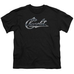 Chevy Kids Shirt Chevrolet Script Black T-Shirt