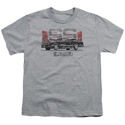 Chevy Kids Shirt El Camino SS Sports Grey T-Shirt