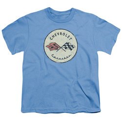 Chevy Kids Shirt Old Vette Carolina Blue T-Shirt