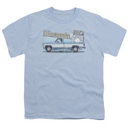 Chevy Kids Shirt Silverado Light Blue T-Shirt