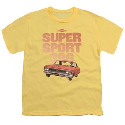 Chevy Kids Shirt Super Sport 396 Yellow T-Shirt
