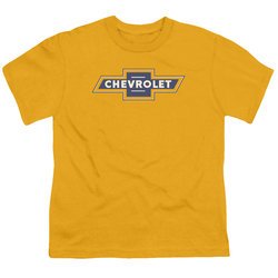 Chevy Kids Shirt Vintage Bow Tie Gold T-Shirt
