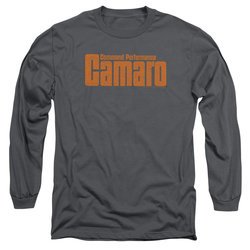 Chevy Long Sleeve Shirt Camaro Command Performance Charcoal Tee T-Shirt