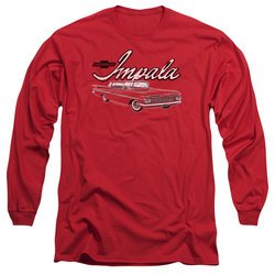 Chevy Long Sleeve Shirt Impala Red Tee T-Shirt