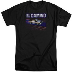 Chevy Shirt 85 El Camino Black Tall T-Shirt