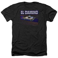Chevy Shirt 85 El Camino Heather Black T-Shirt