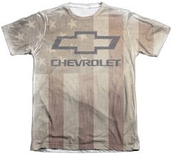 Chevy Shirt American Pride Poly/Cotton Sublimation Shirt