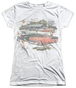 Chevy Shirt Bel Air Washed Out Classic Cars Sublimation Juniors Shirt