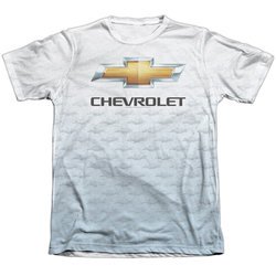 Chevy Shirt Chevrolet Logo 2 Poly/Cotton Sublimation Shirt Front/Back Print