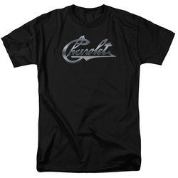 Chevy Shirt Chevrolet Script Black T-Shirt