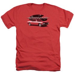 Chevy Shirt Corvair Spyda Coupe Heather Red T-Shirt